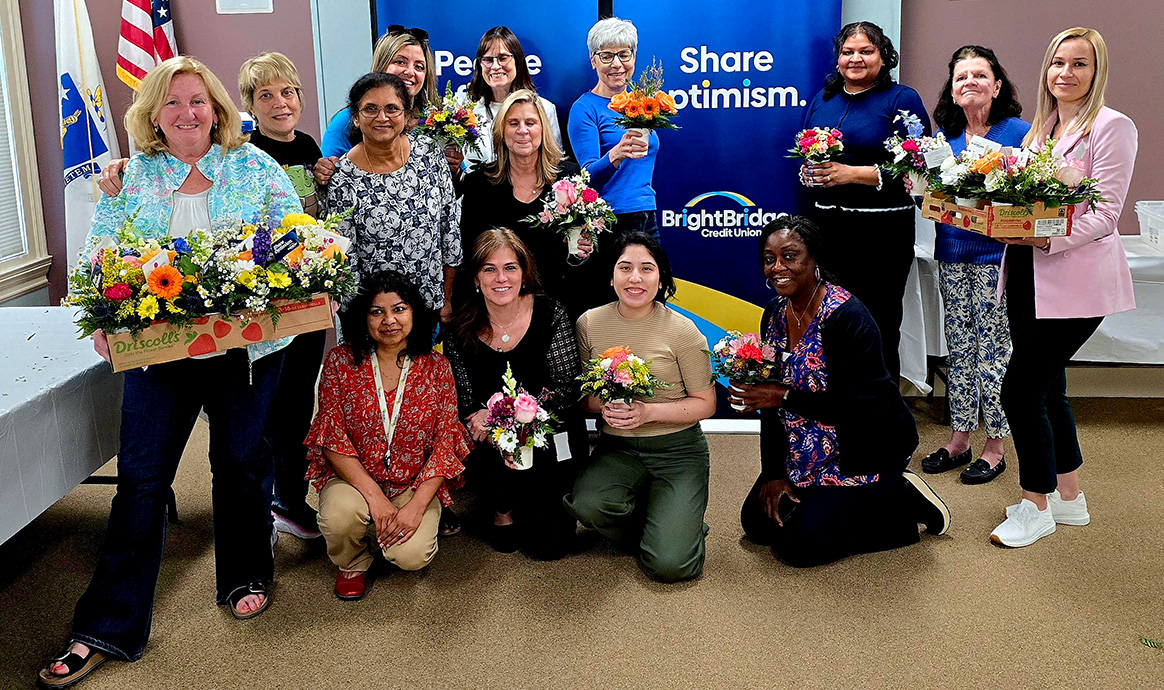 BrightBridge Credit Union Power of Flowers Lawrence
